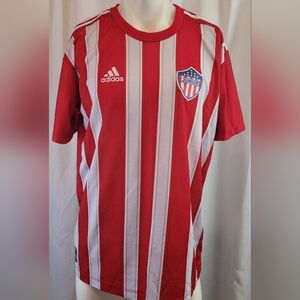 adidas Camiseta de Local Junior FC Futbol 2022 Jersey 2XL Barranquilla Aeroready